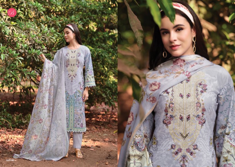 Riwayat Vol 20 By Belliza Viscose Rayon Dress Material